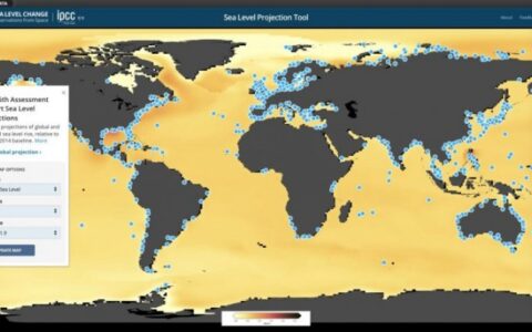 NASA在線可視化工具提供關於未來海平面上升的大量數據