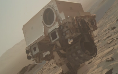 NASA“好奇號”火星車拍下迷人的火星“Plandid”自拍照