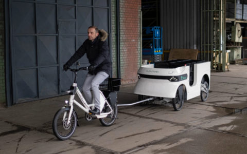 德國創企推出電動四輪貨運拖車Trailerduck 減輕自行車送貨的負擔