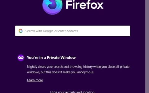 [圖]Firefox 93也效仿Chrome簡化了隱私窗口相關描述