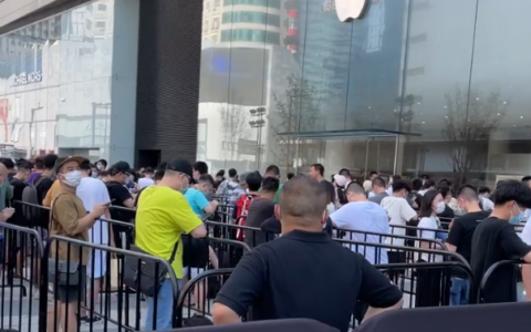 湖南首家Apple Store今日開業 現場人山人海