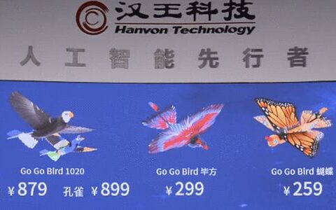 漢王科技發布仿生機器鳥Go Go Bird：酷似真鳥
