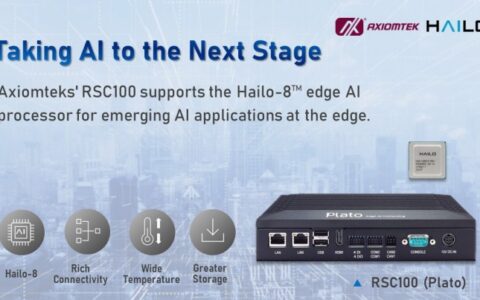 Axiomtek攜手芯片製造商Hailo推出RSC100邊緣AI計算機