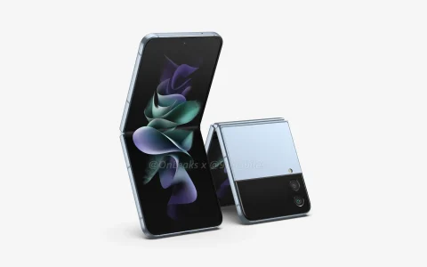 三星Galaxy Z Flip 4渲染圖揭示了其下一代翻蓋摺疊手機外形