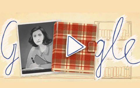 Google用動畫日記塗鴉向大屠殺受害者安妮·弗蘭克致敬