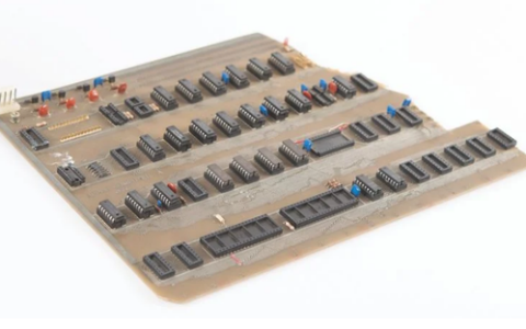 Apple-1 原型機電路板將被拍賣，由沃茲尼亞克手工焊接