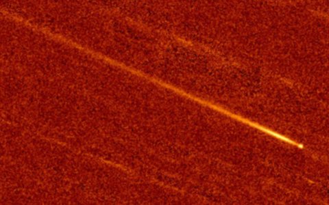 NASA捕捉到一顆“撞日彗星”沖向太陽的過程