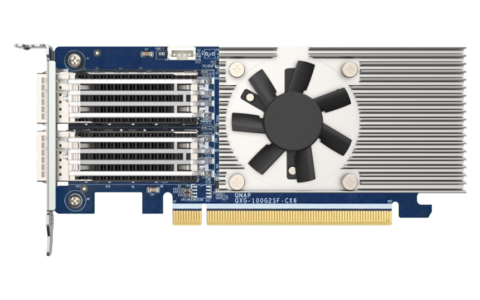 QNAP推出QXG-100G2SF-CX6雙端口100GbE PCIe 4.0擴展卡