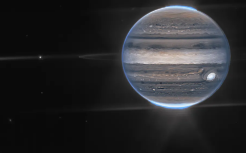 NASA發布韋伯新圖像 顯示木星雲層、星環和衛星的驚人細節