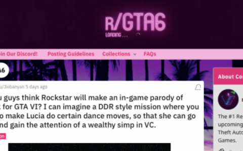 玩家猜測《GTA6》會有“抖音” 引發熱議 開始展望女主跳舞漲粉